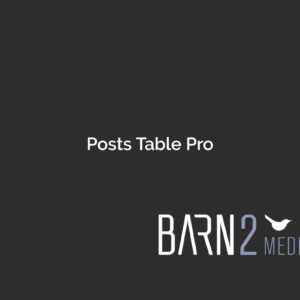Posts Table Pro