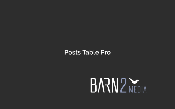 Posts Table Pro