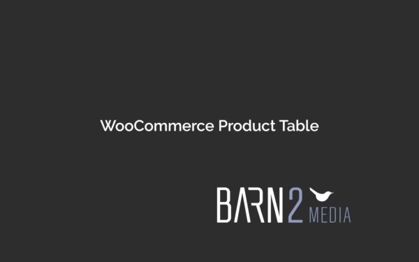 WooCommerce Product Table